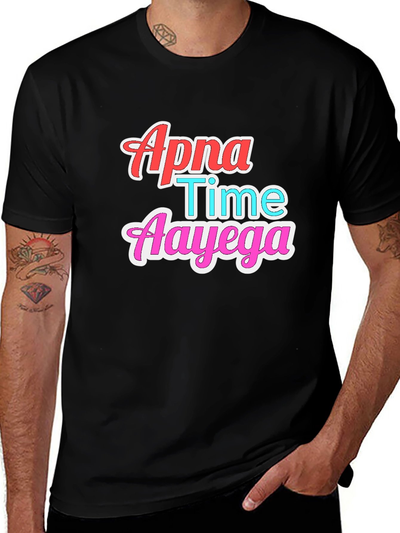 Variant 20 of Apna Time Aayega Graphic T-Shirt