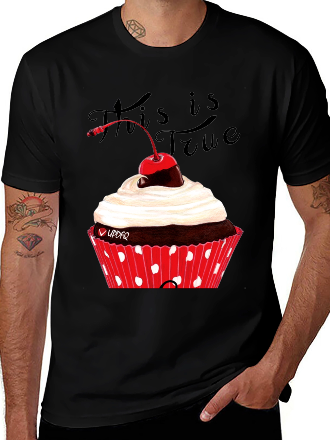Variant 26 of Cupcake Graphic Tee - Sweet Style
