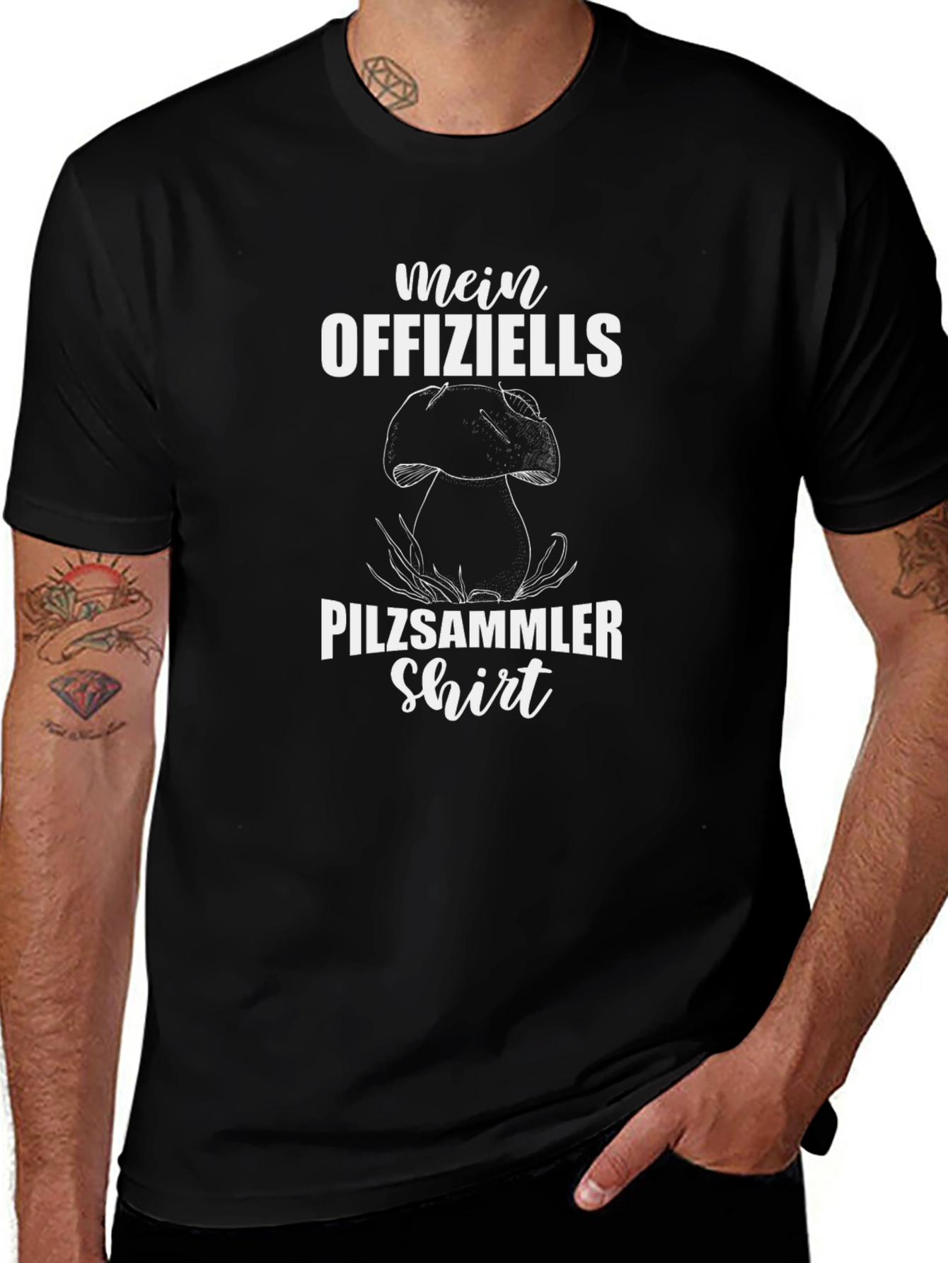Mushroom Hunter T-Shirt - Mein Offizielles Pilzsammler Shirt