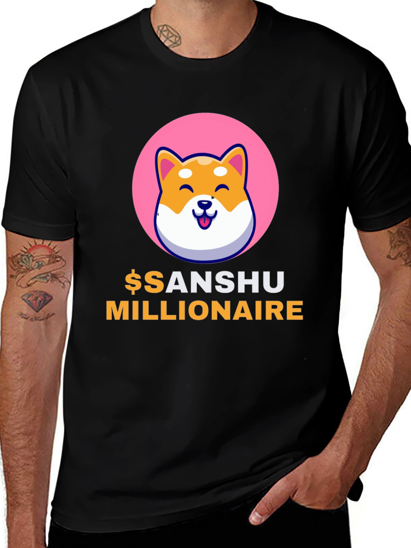 Sanshu Millionaire Shiba Inu T-Shirt