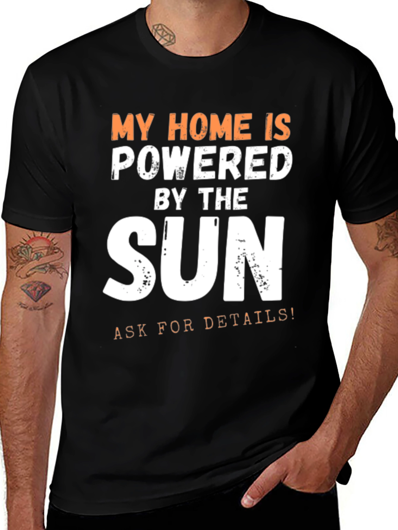 Variant 6 of My Home is Powered by the Sun T-Shirt