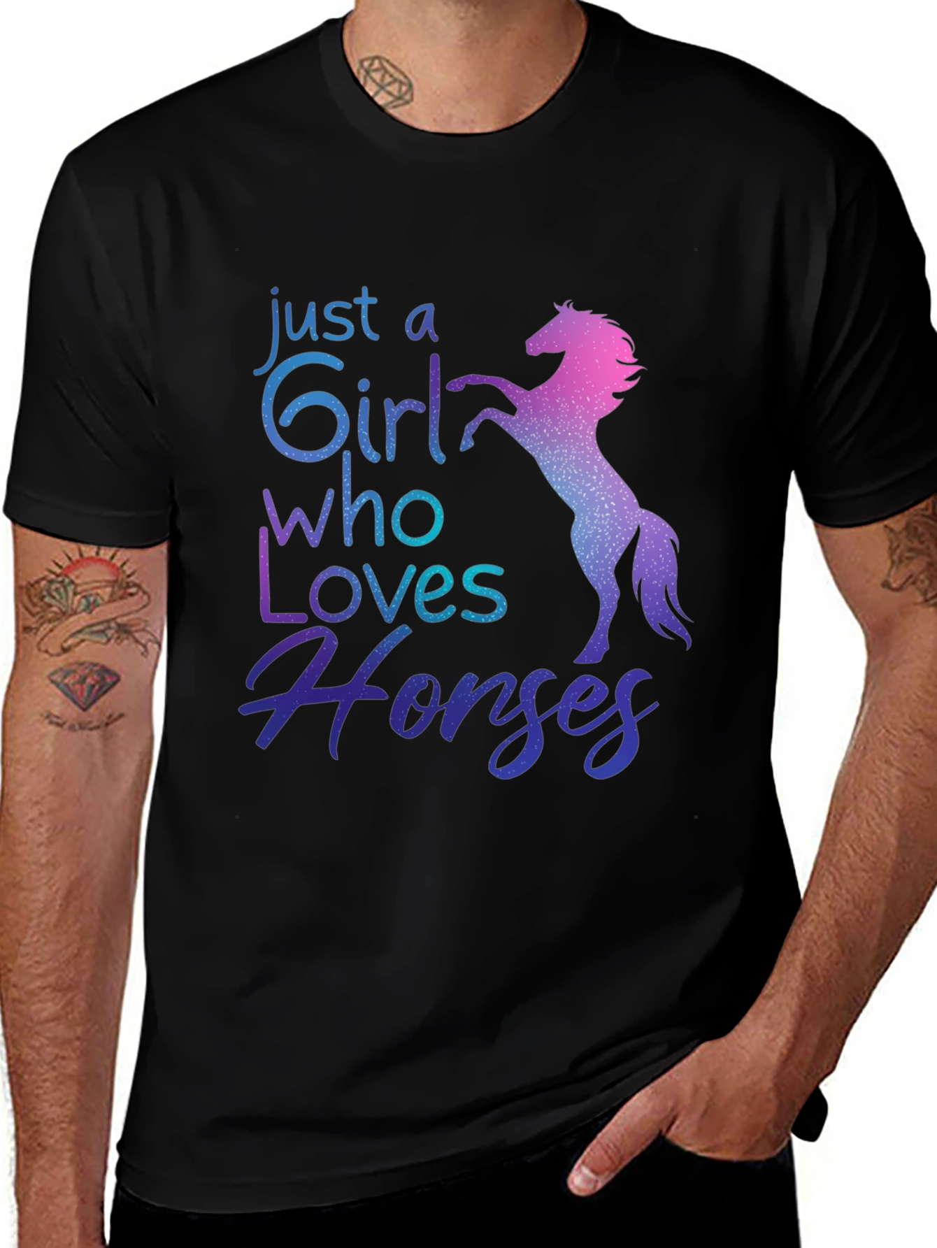Variant 29 of Just A Girl Who Loves Horses T-Shirt