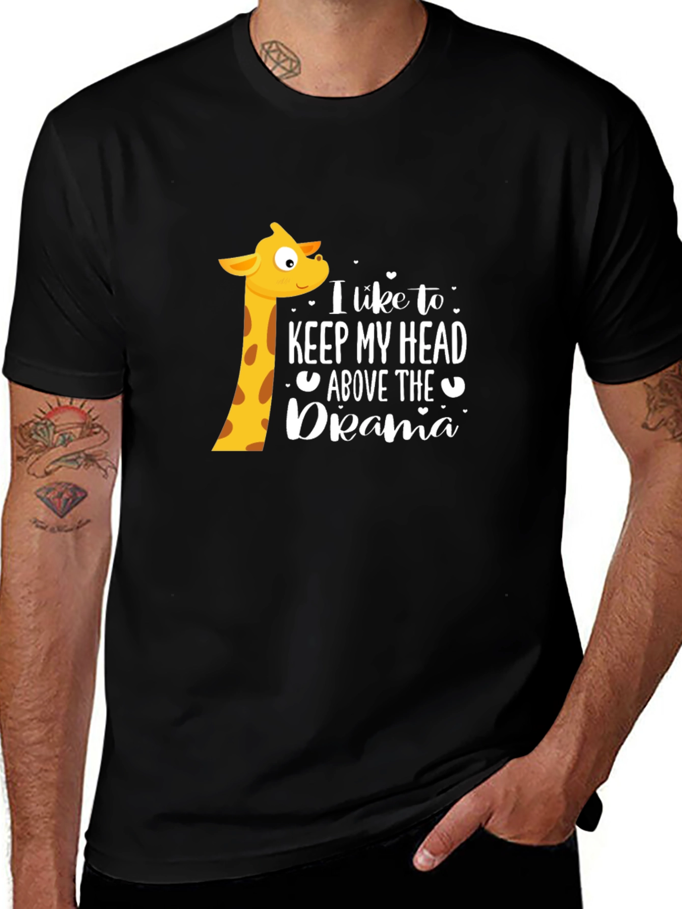 Keep My Head Above The Drama Giraffe T-Shirt