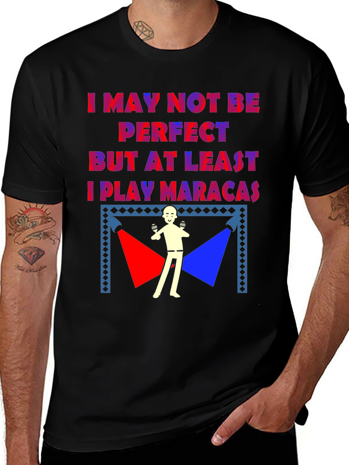 Variant 22 of Funny Maraca Player T-Shirt