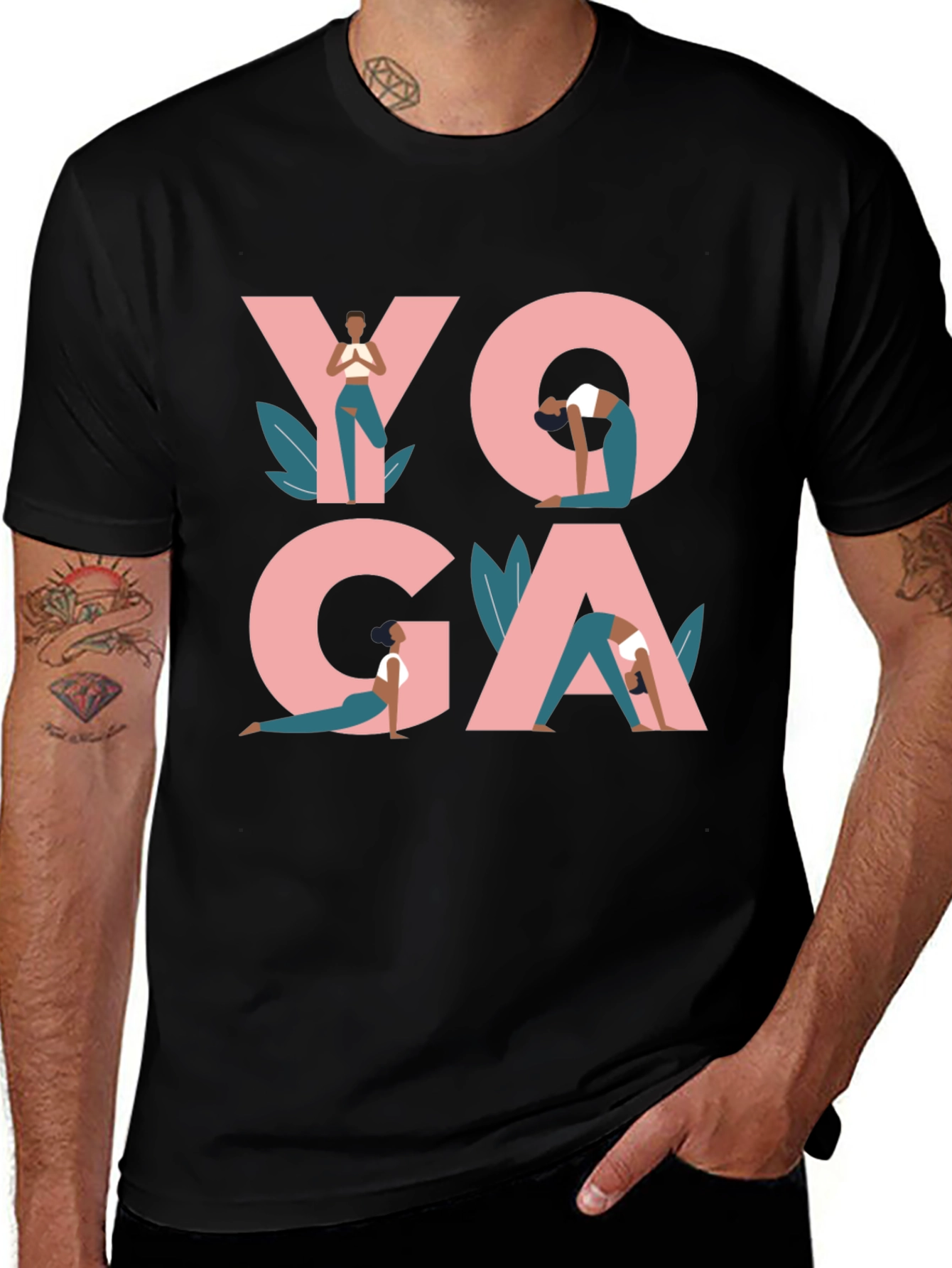 Variant 8 of Yoga Pose Graphic T-Shirt