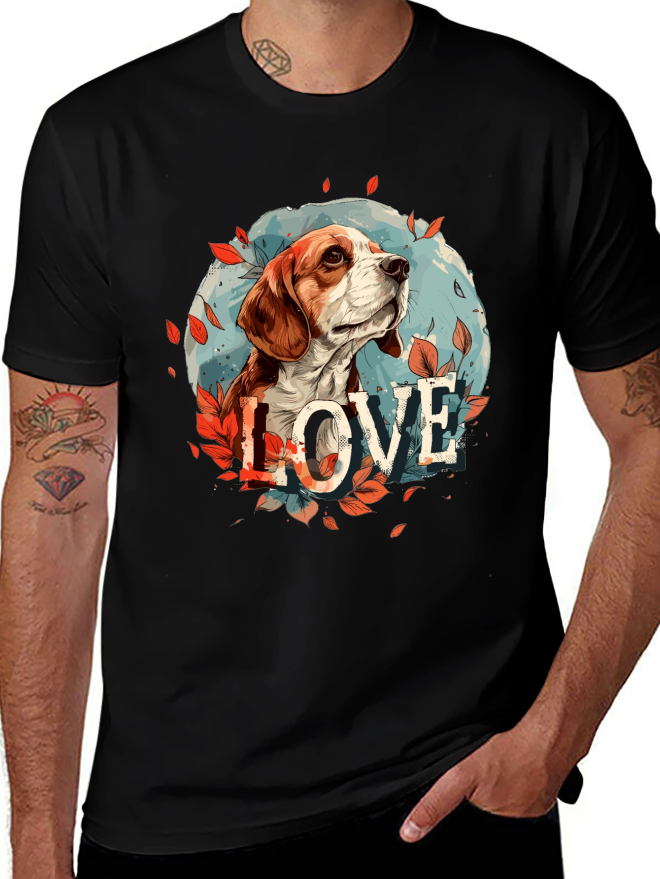 Variant 12 of Dog Love T-Shirt - Cute Beagle Design