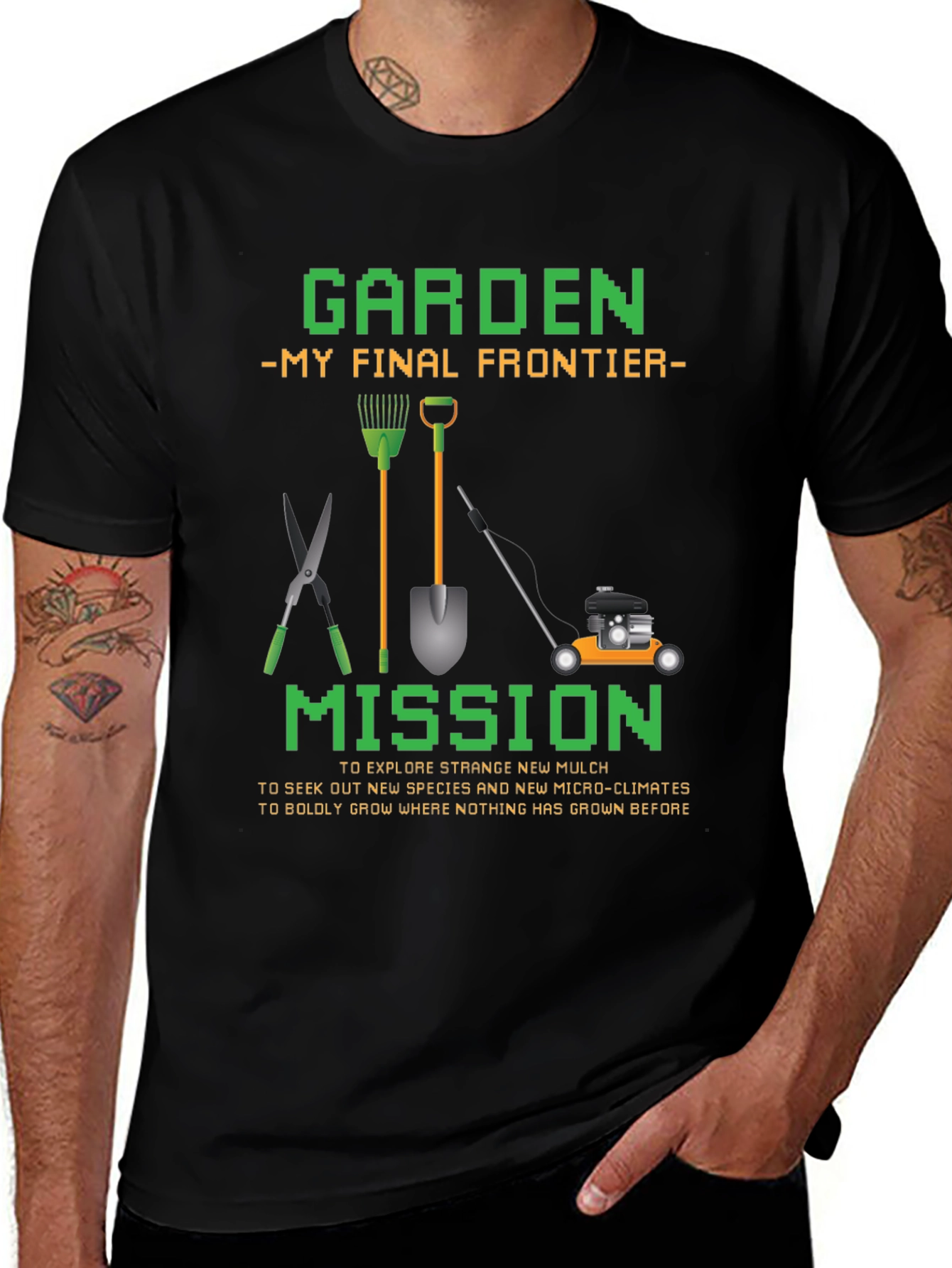 Variant 4 of Garden My Final Frontier Graphic T-Shirt