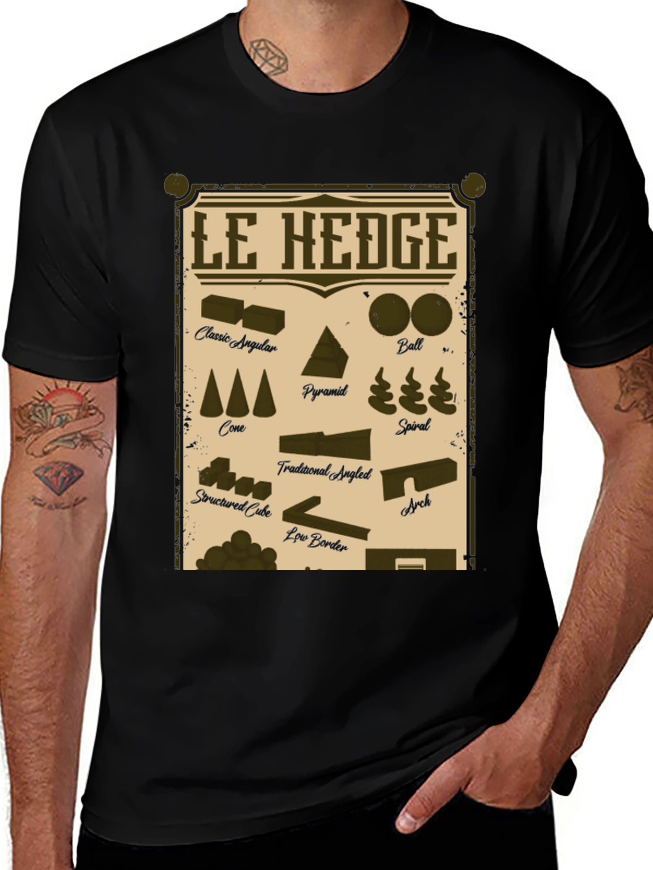 Variant 28 of Le Hedge Garden Style T-Shirt