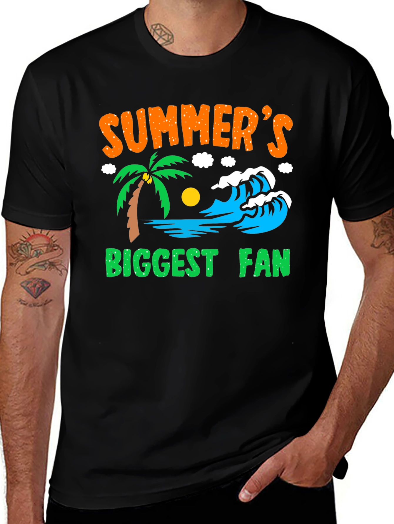 Variant 20 of Summer's Biggest Fan Graphic Tee
