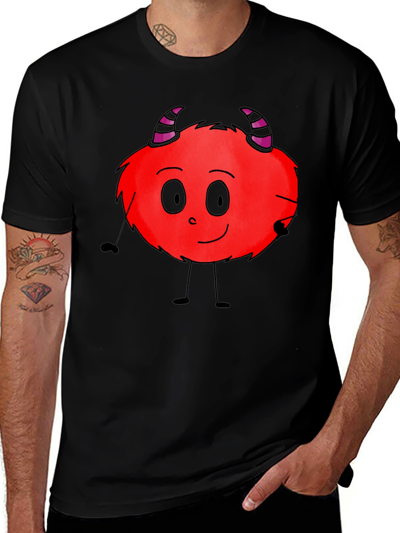 Variant 13 of Monster Graphic Tee - Fun Cartoon Creature