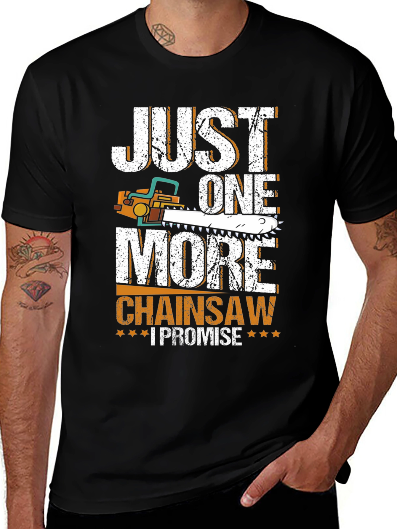 Variant 9 of Just One More Chainsaw Graphic Tee