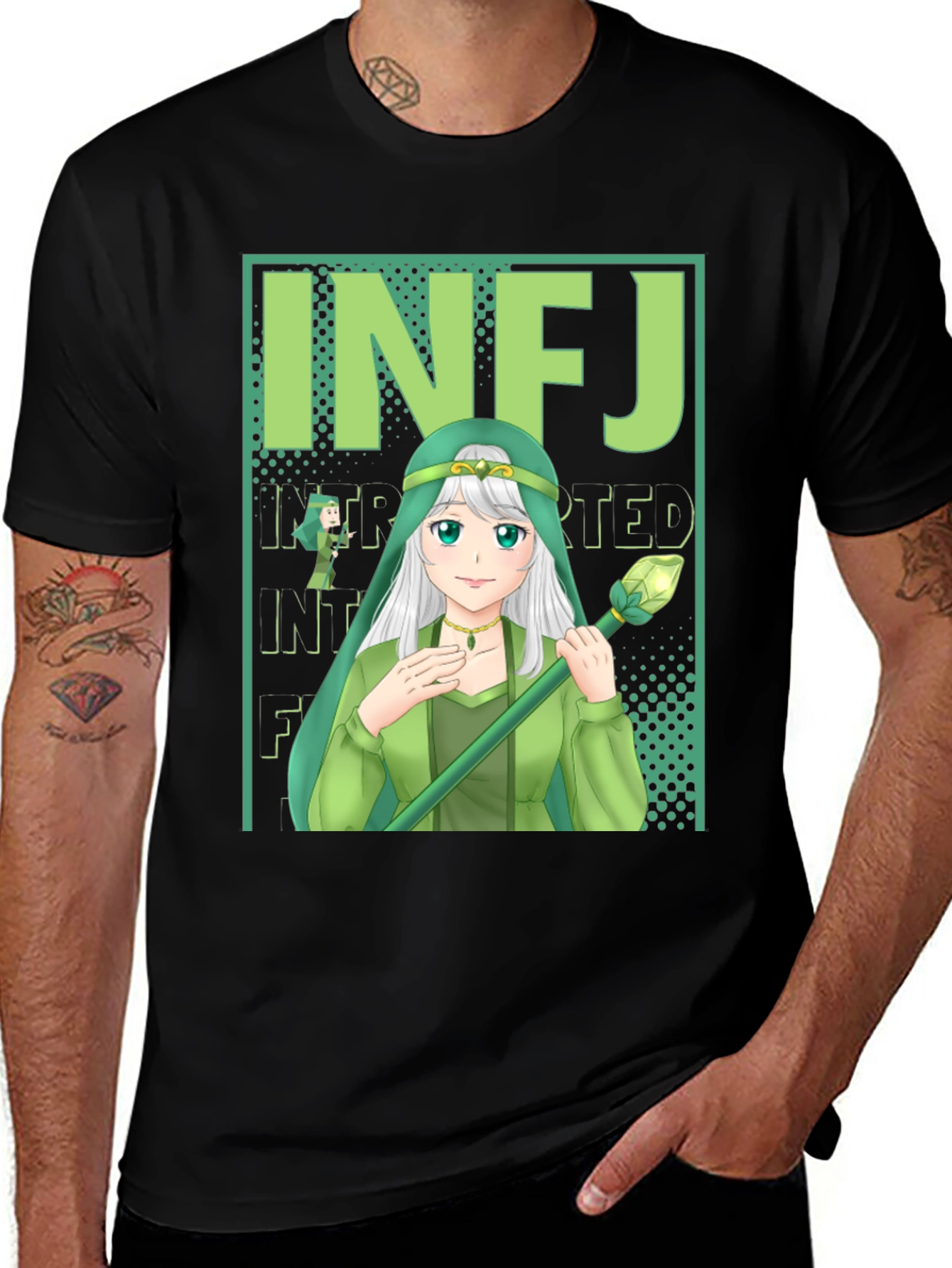 INFJ Anime T-Shirt - Introverted Intuition Tee