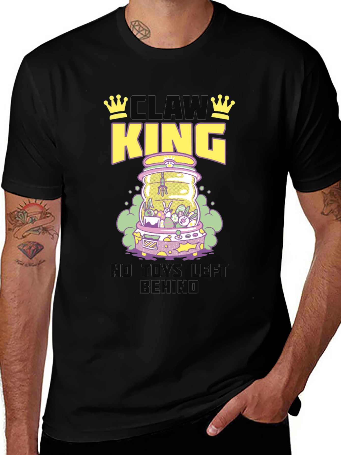 Claw King T-Shirt - Fun, Graphic Tee