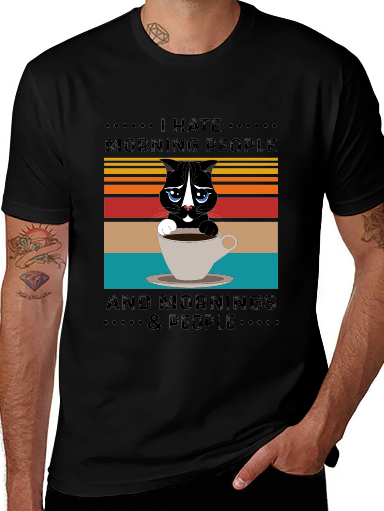 Variant 16 of I Hate Morning People T-Shirt