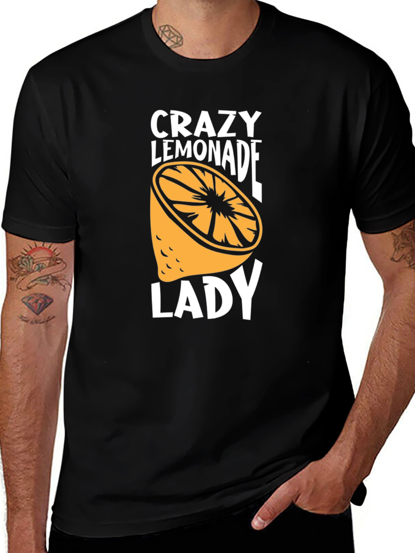 Variant 21 of Crazy Lemonade Lady Graphic T-Shirt