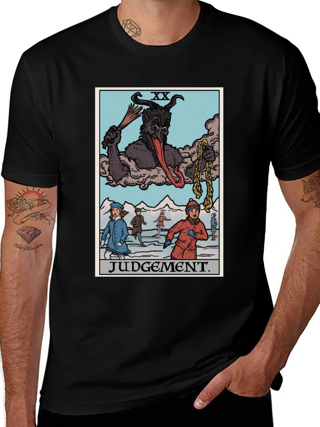 Variant 28 of Judgement Tarot Card Graphic T-Shirt