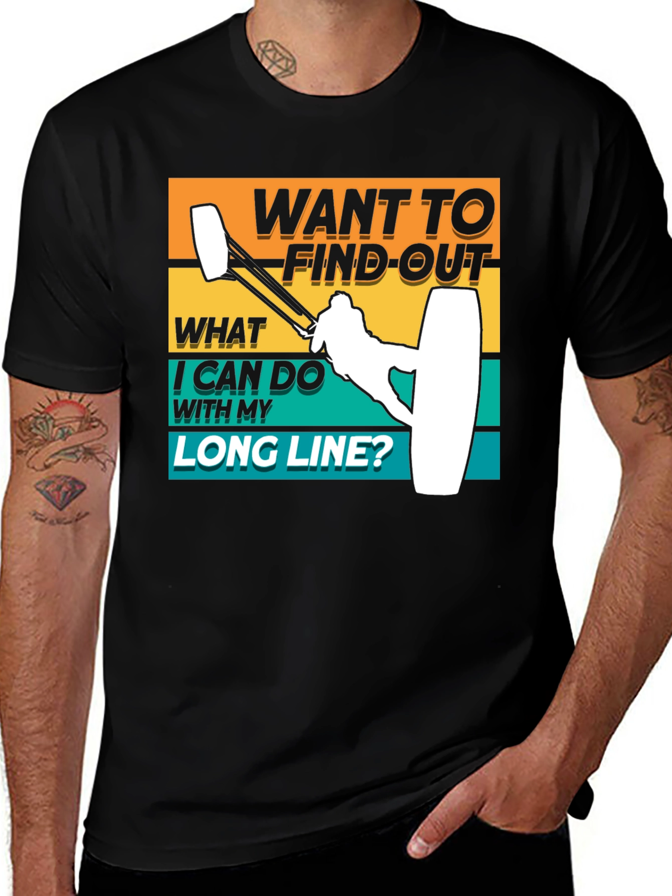 Variant 17 of Want To Find Out Long Line T-Shirt