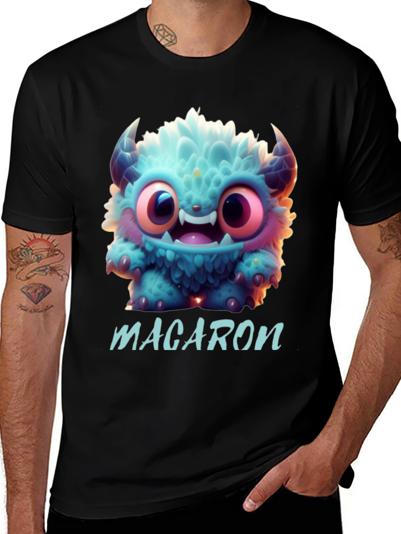 Variant 21 of Macaron Monster Graphic Tee