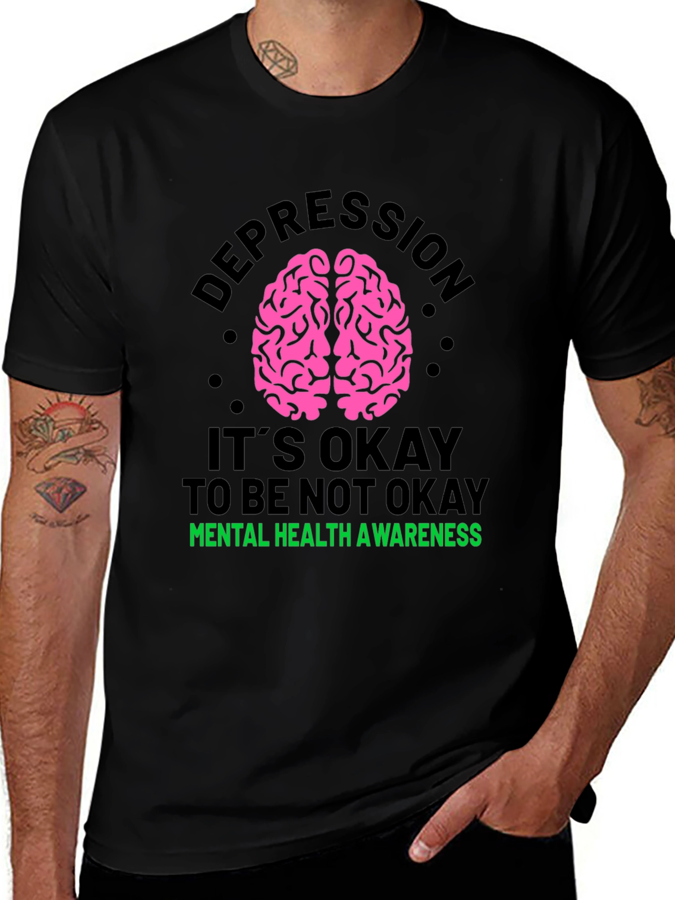 Variant 22 of Depression Awareness Graphic T-Shirt - Mental Health Matters