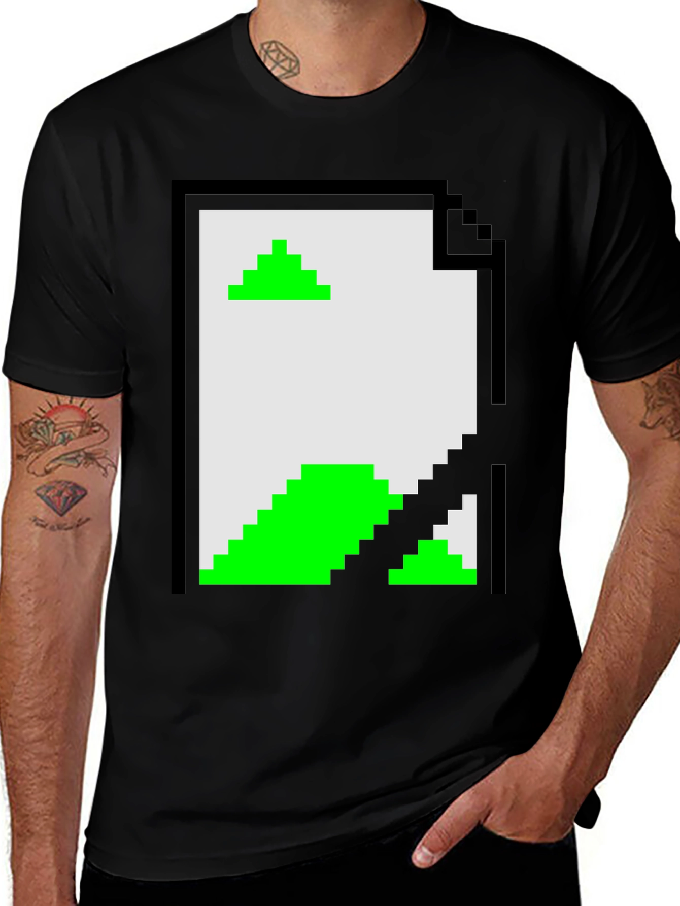 Variant 10 of Retro 8-Bit Graphic Tee