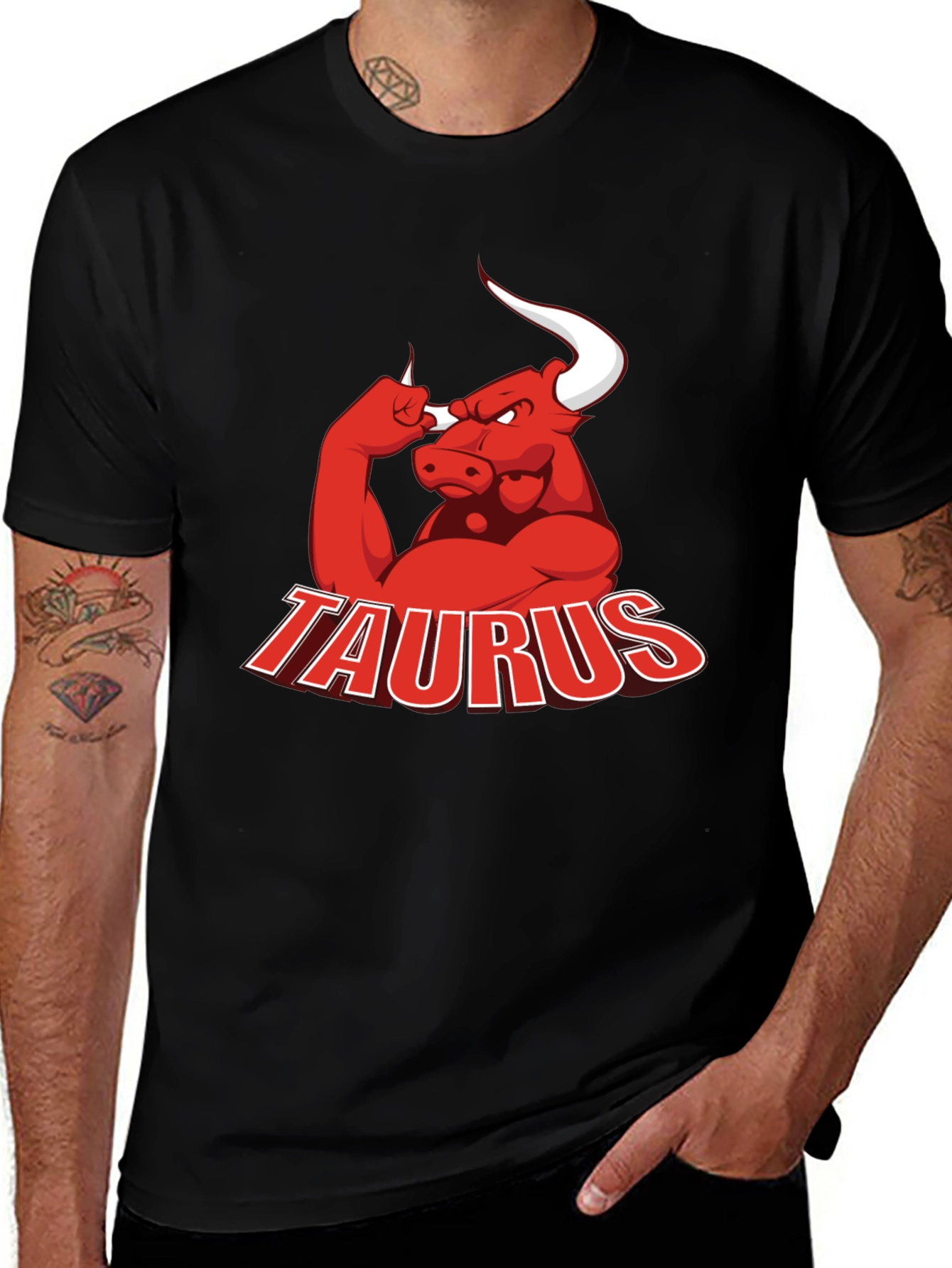 Variant 28 of Taurus Zodiac Graphic T-Shirt