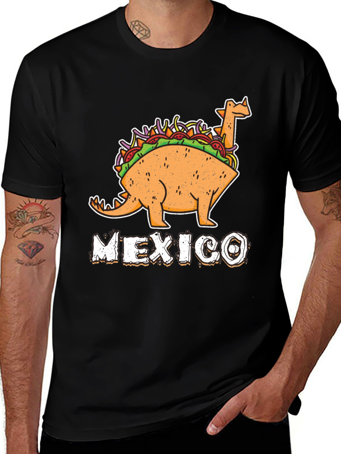 Taco-Saurus Mexico T-Shirt
