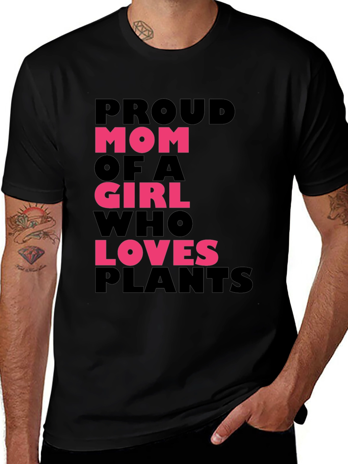 Variant 7 of Proud Mom of a Girl Who Loves Plants T-Shirt