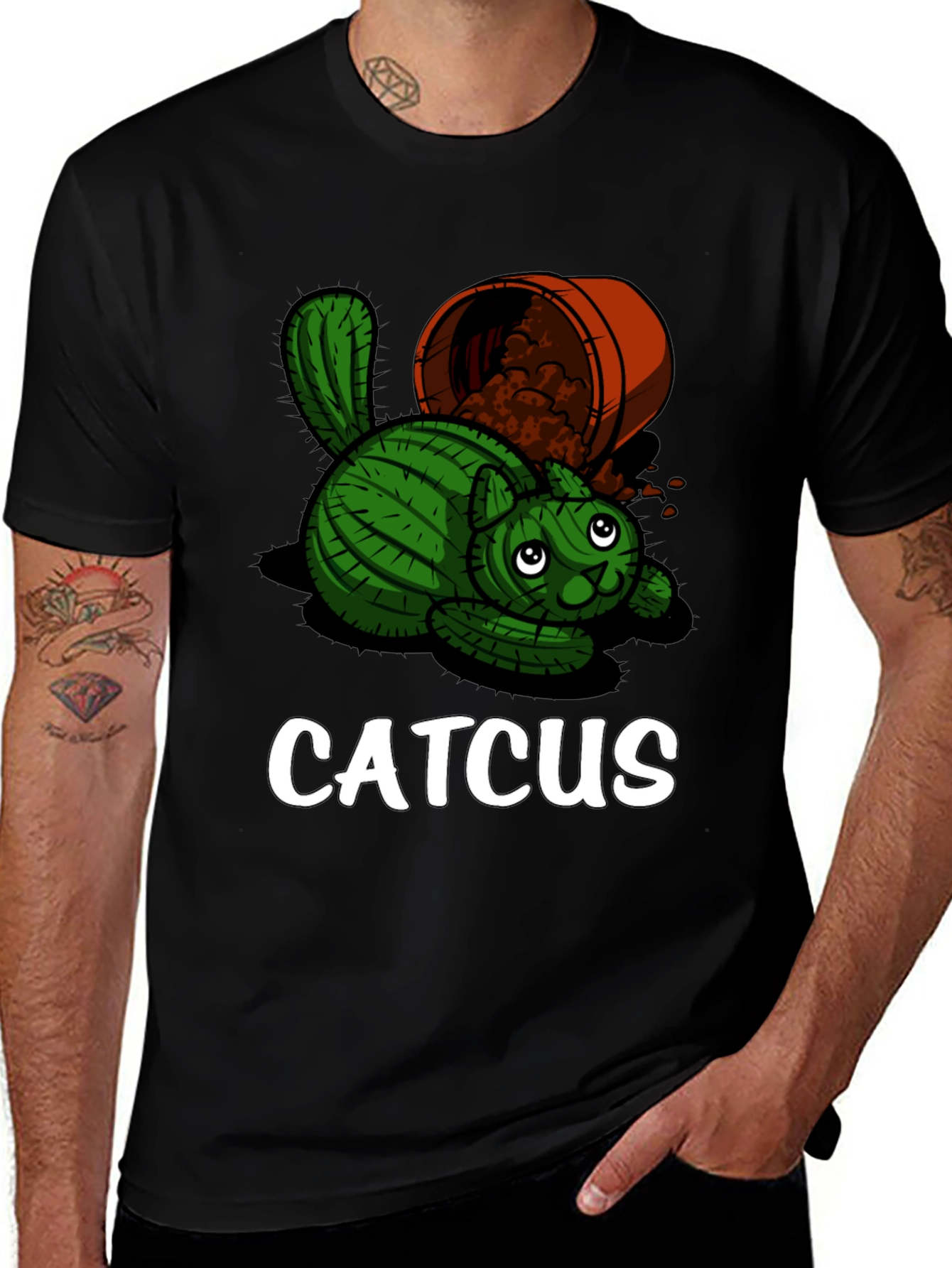 Variant 19 of Catcus Graphic T-Shirt - Unique Funny Design