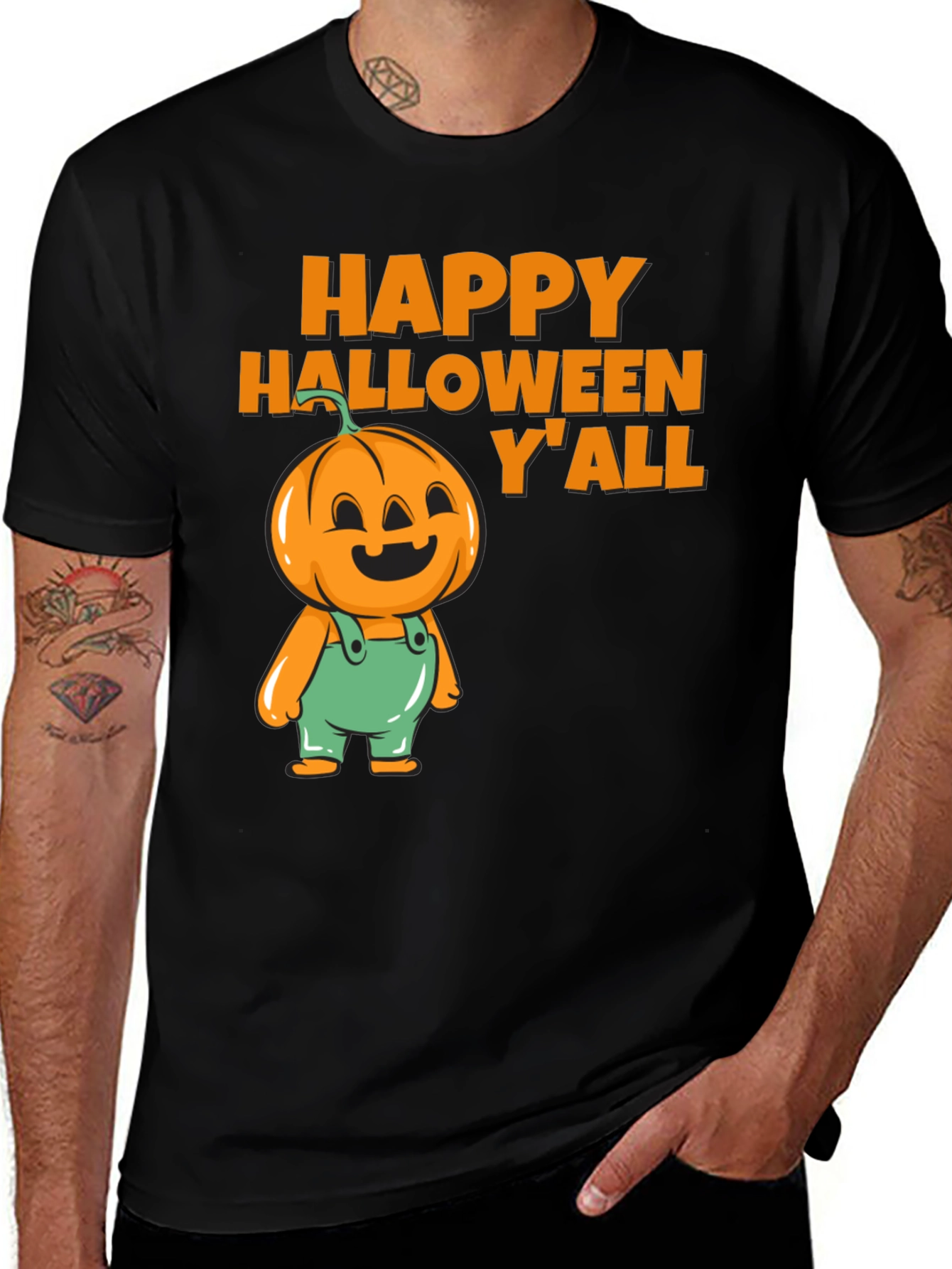 Happy Halloween Y'All Pumpkin T-Shirt