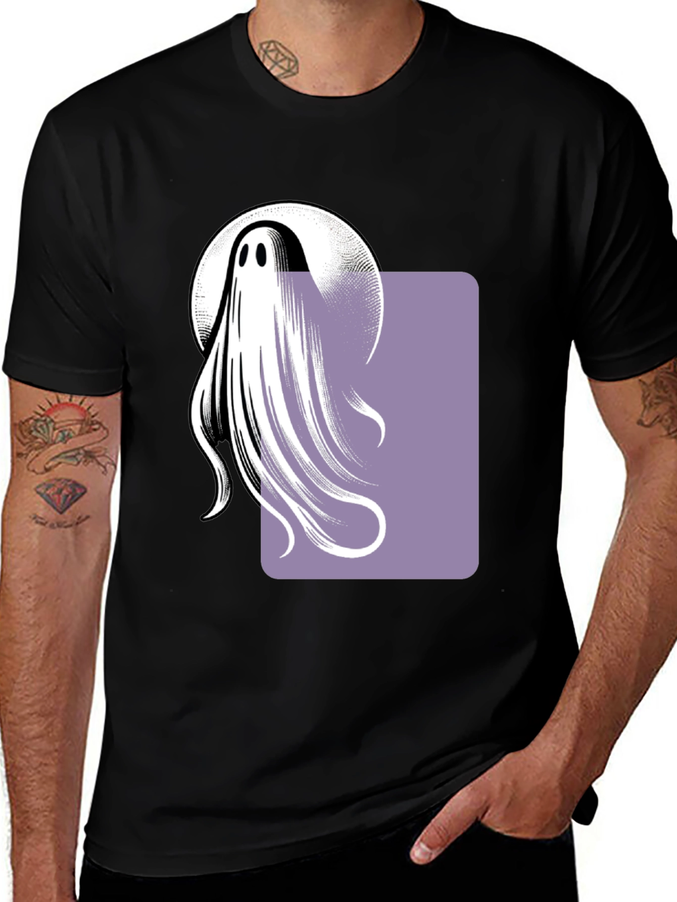 Variant 12 of Ghost Graphic Tee - Halloween Costume Idea
