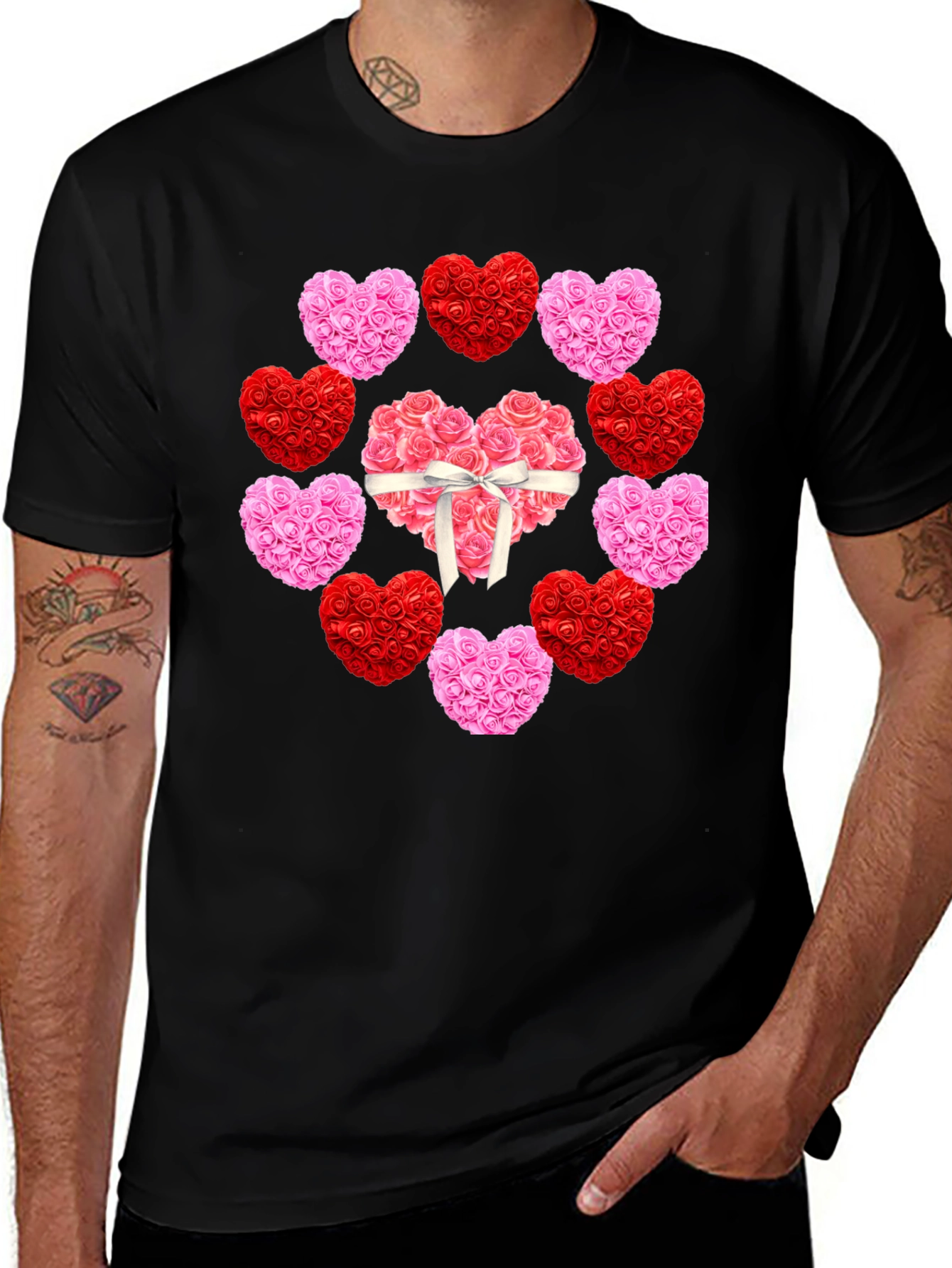 Floral Heart Valentine's T-Shirt