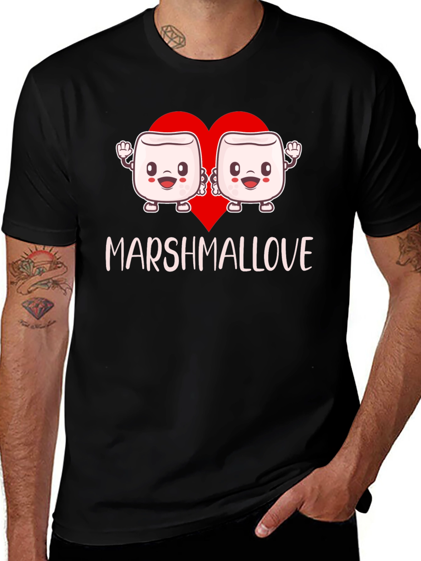 Marshmallow Love Graphic T-Shirt