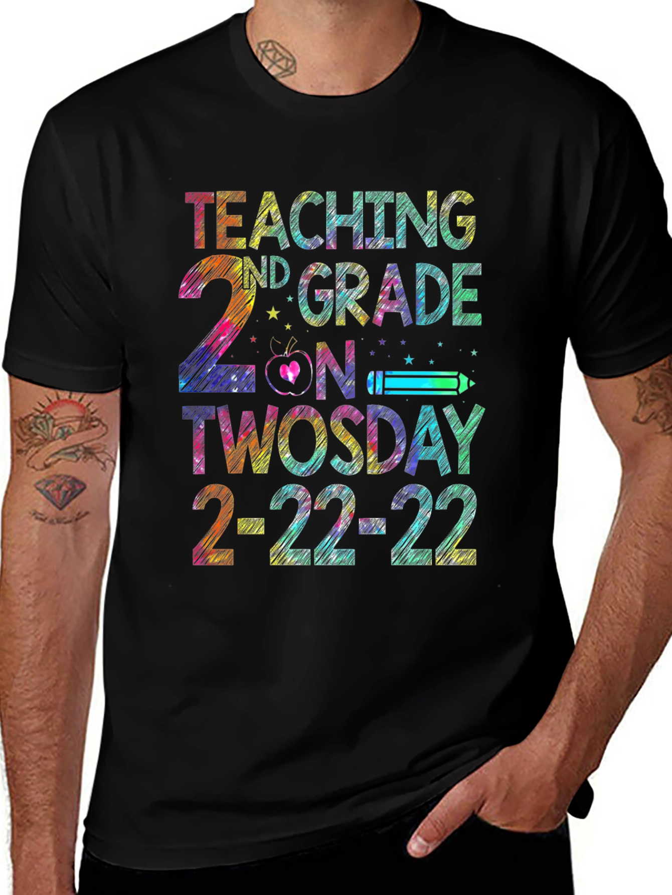 Teaching 2nd Grade On Twosday 2-22-22 T-Shirt