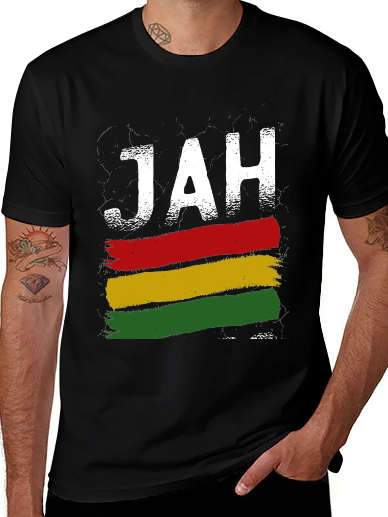 JAH Rastafarian Reggae T-Shirt