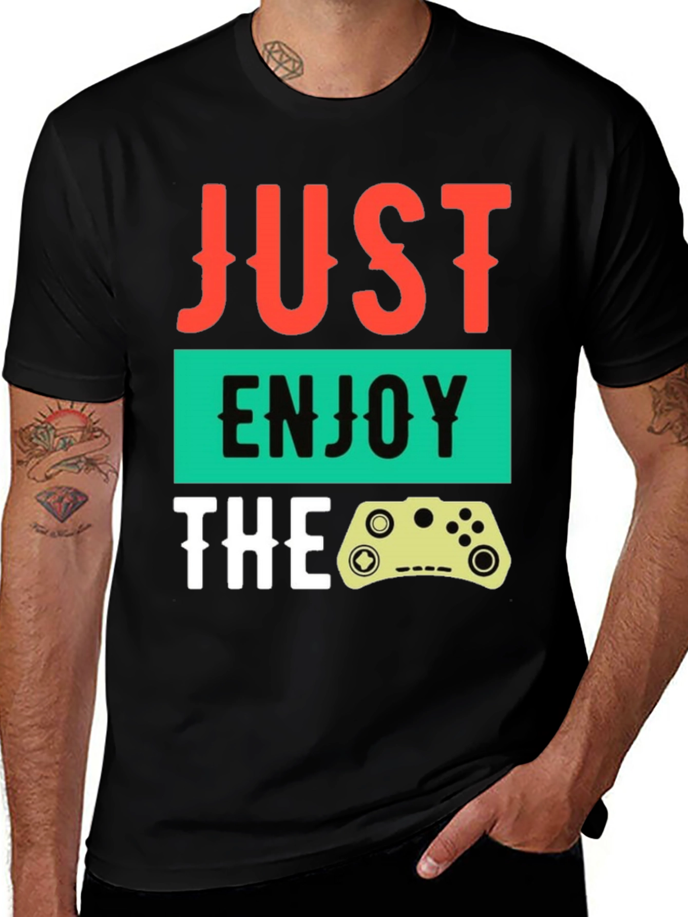 Variant 7 of Just Enjoy The Game Graphic Tee