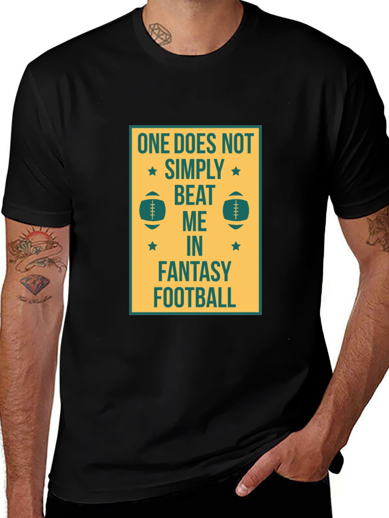 Variant 15 of Fantasy Football T-Shirt - One Does Not Simply Beat Me!