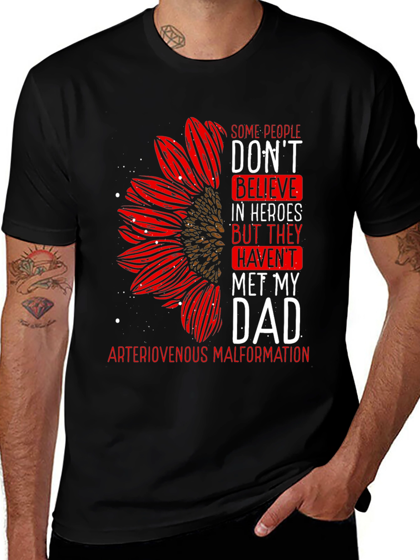 Variant 8 of Arteriovenous Malformation Dad T-Shirt