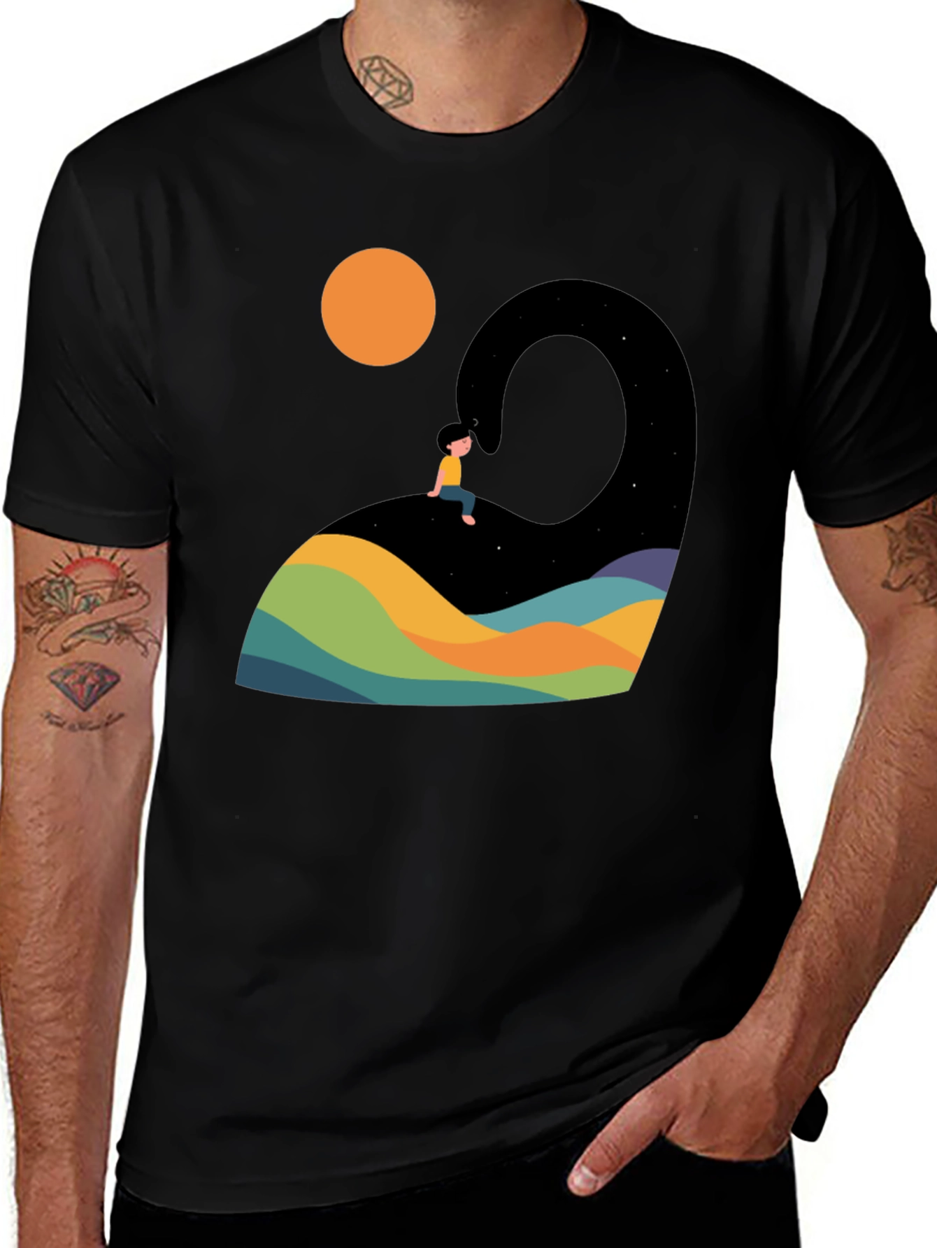 Variant 24 of Dreamscape Graphic Tee - Unique Unisex T-Shirt