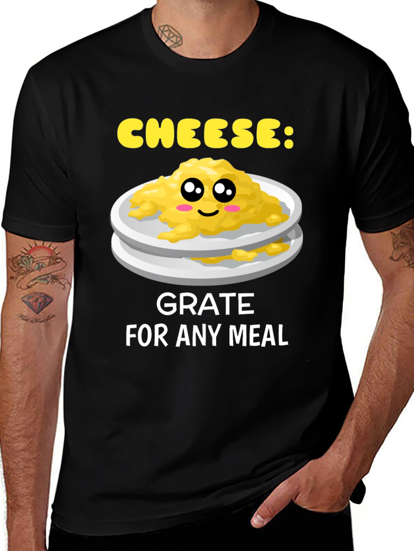 Variant 21 of Funny Cheese Grate For Any Meal T-Shirt