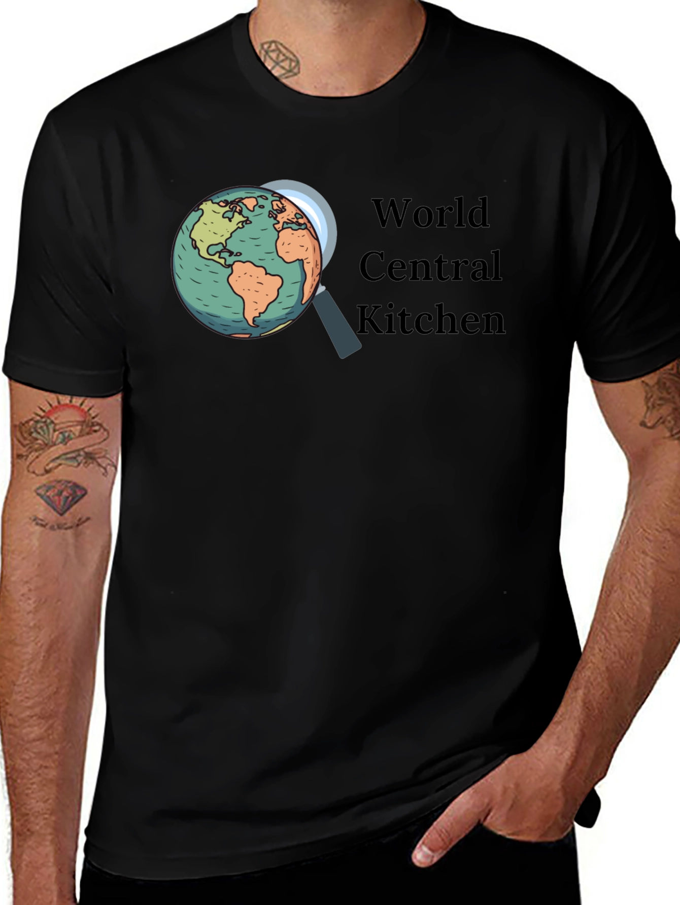 World Central Kitchen Globe Graphic T-Shirt