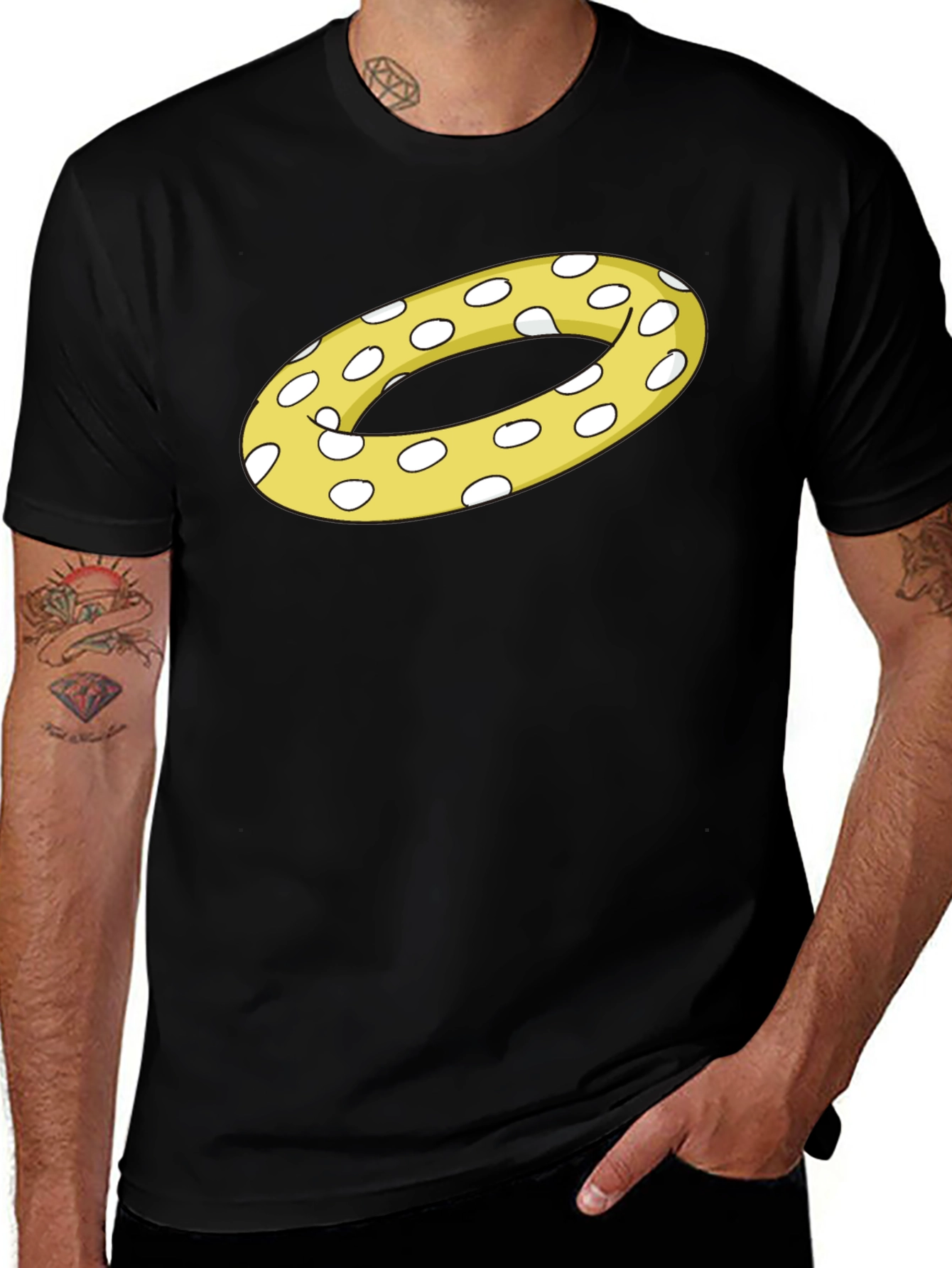 Variant 10 of Novelty Donut Graphic T-Shirt