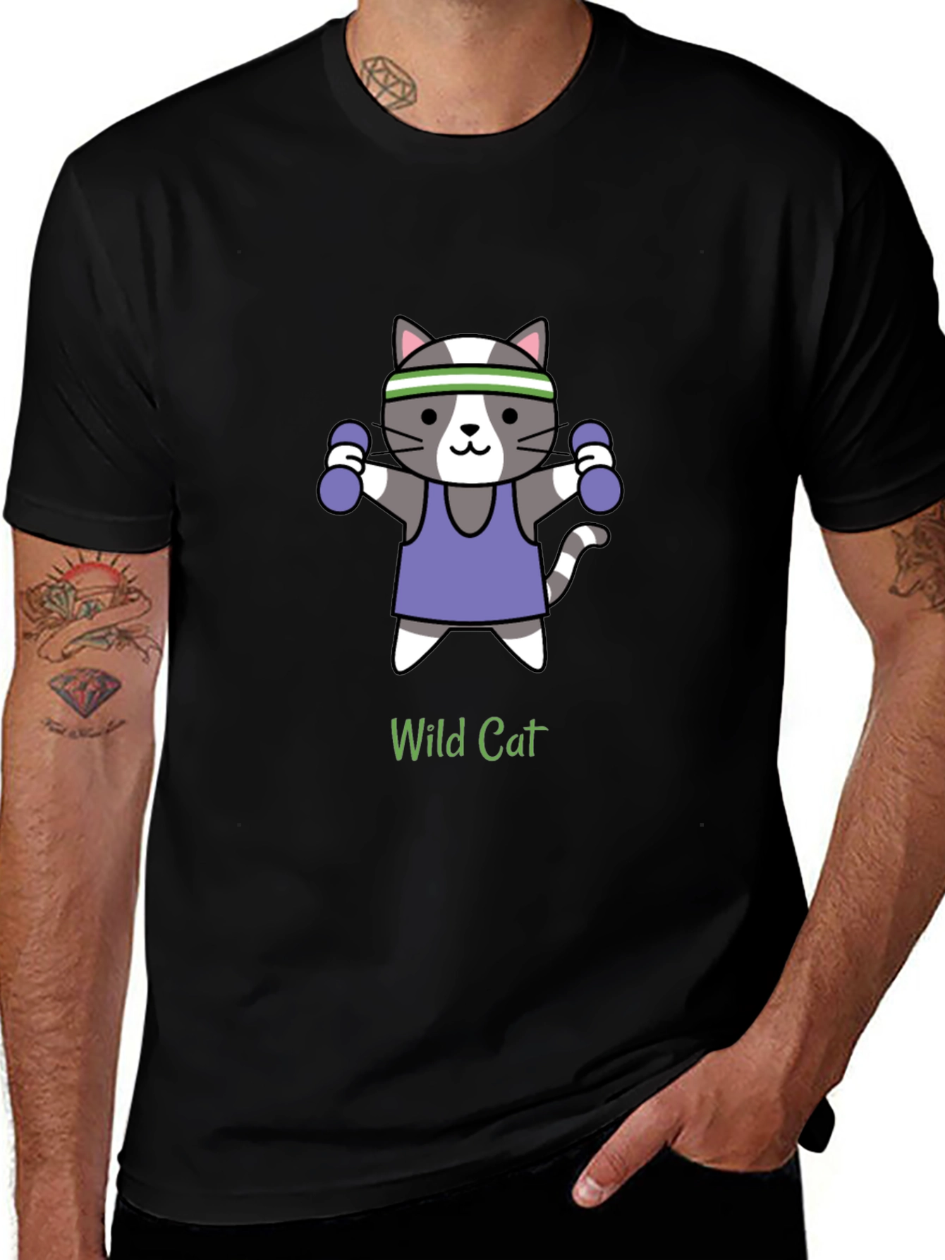 Variant 12 of Wild Cat Workout T-Shirt