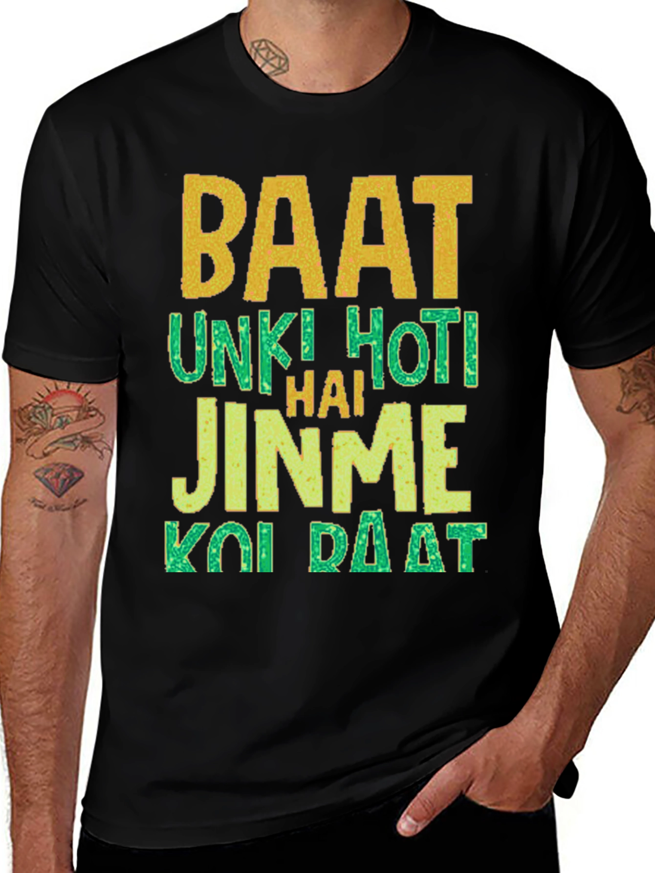 Variant 6 of Baat Unki Hoti Hai Men's Graphic Tee