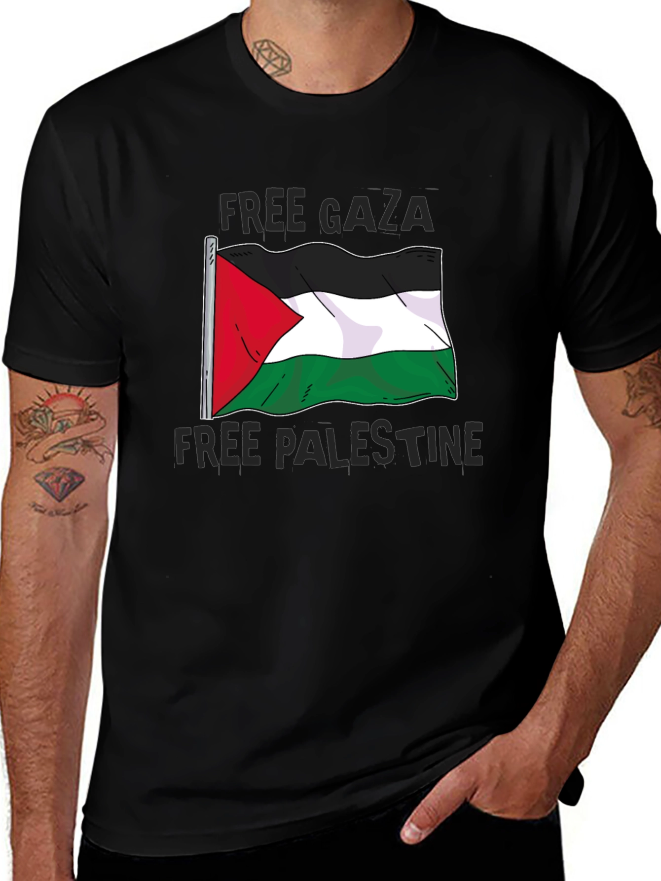 Free Gaza Palestine T-Shirt