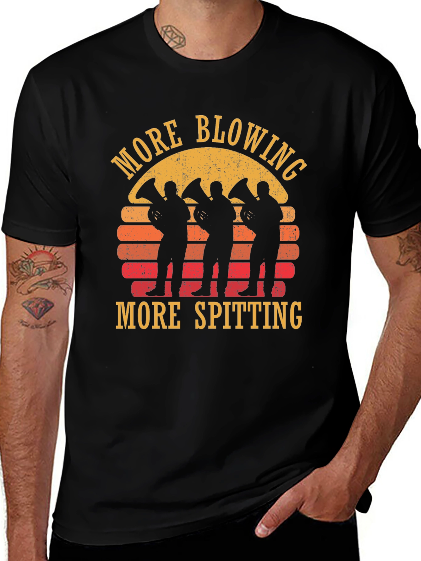Variant 10 of More Blowing More Spitting Band T-Shirt