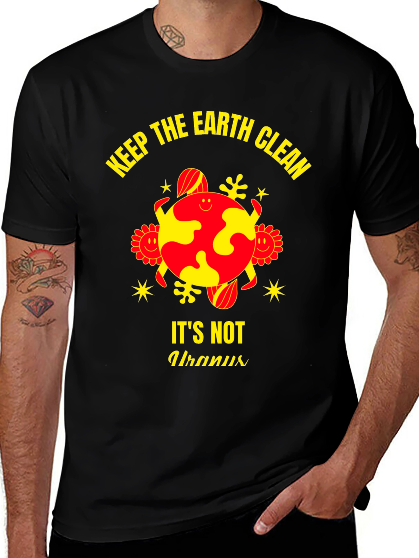 Variant 20 of Keep Earth Clean T-Shirt - Save the Planet Tee