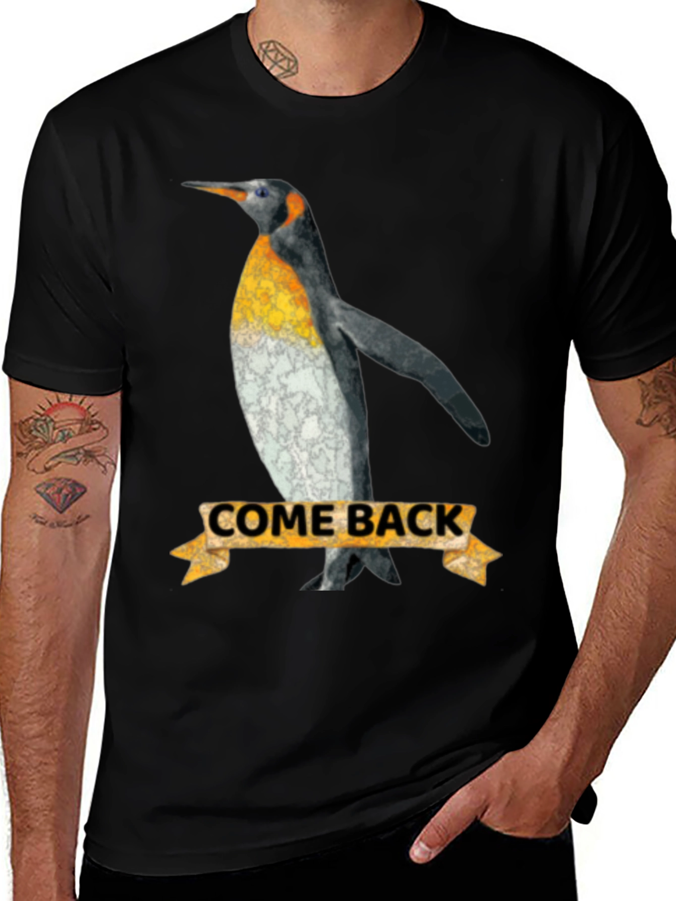 Variant 6 of Penguin Come Back Graphic T-Shirt