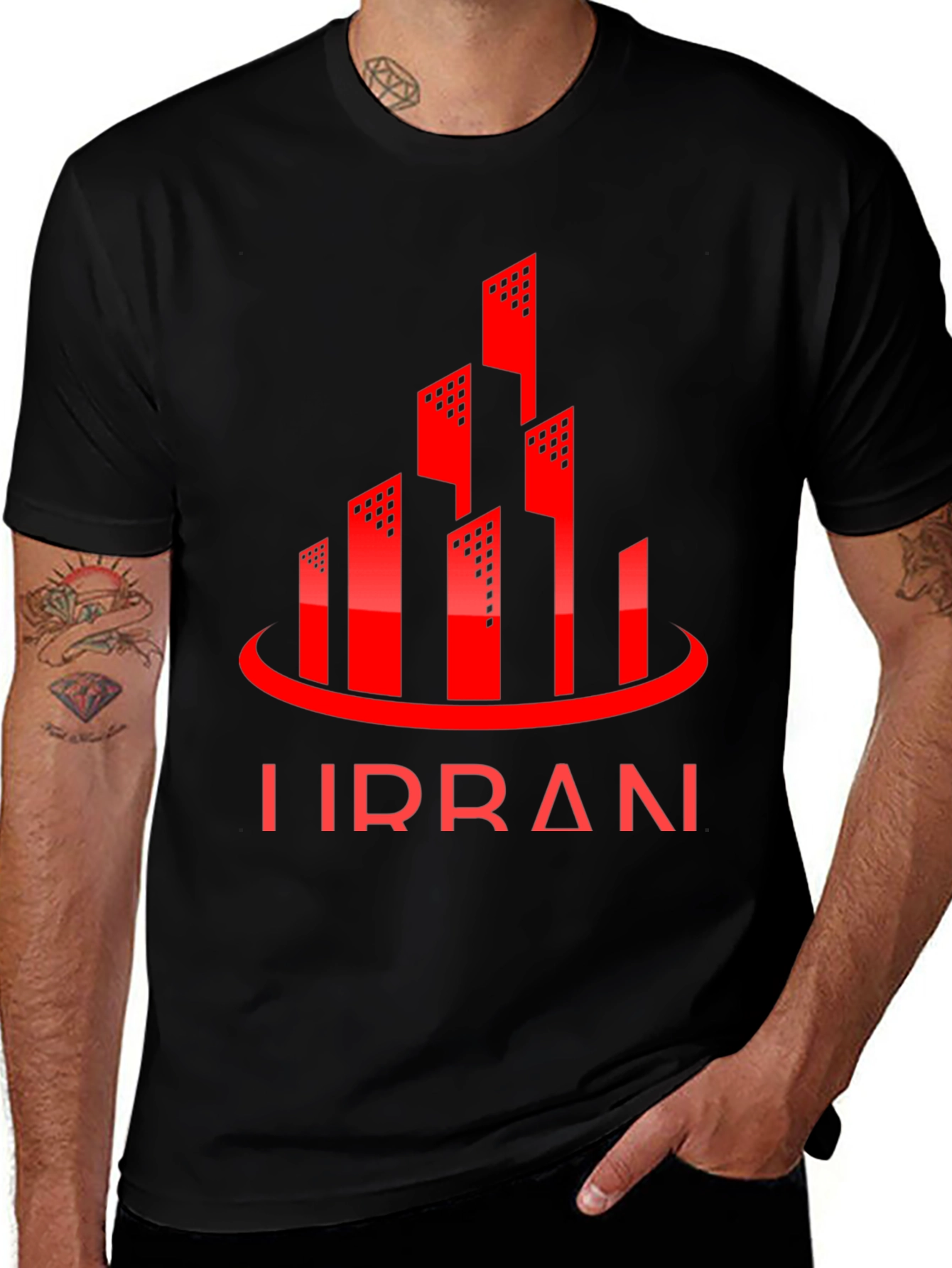 Variant 2 of Urban Skyline Graphic T-Shirt