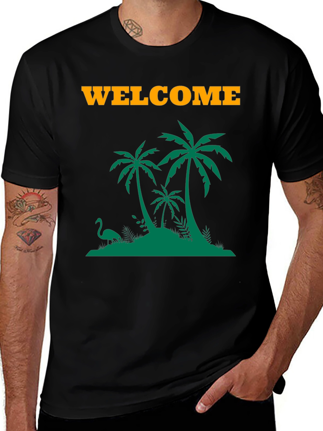 Variant 2 of Tropical Welcome Tee