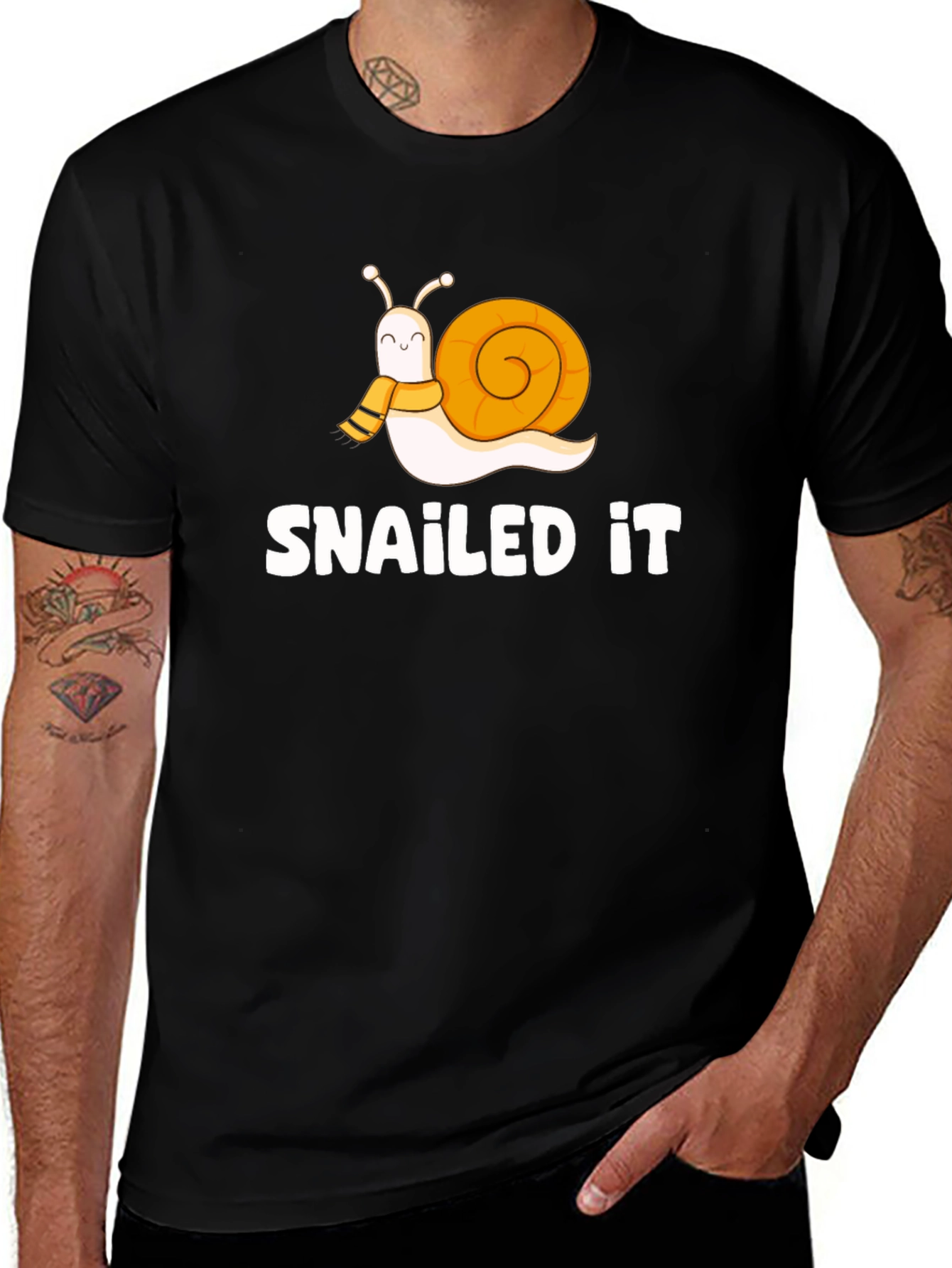 Variant 5 of Snailed It T-Shirt Funny Snail Graphic Tee